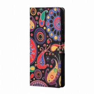 Etui Folio do Samsung Galaxy A13 5G / A04s Rysunki Galaktyk