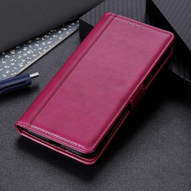 Etui Folio do Samsung Galaxy A13 5G / A04s Stylowa Skórzana Elegancja