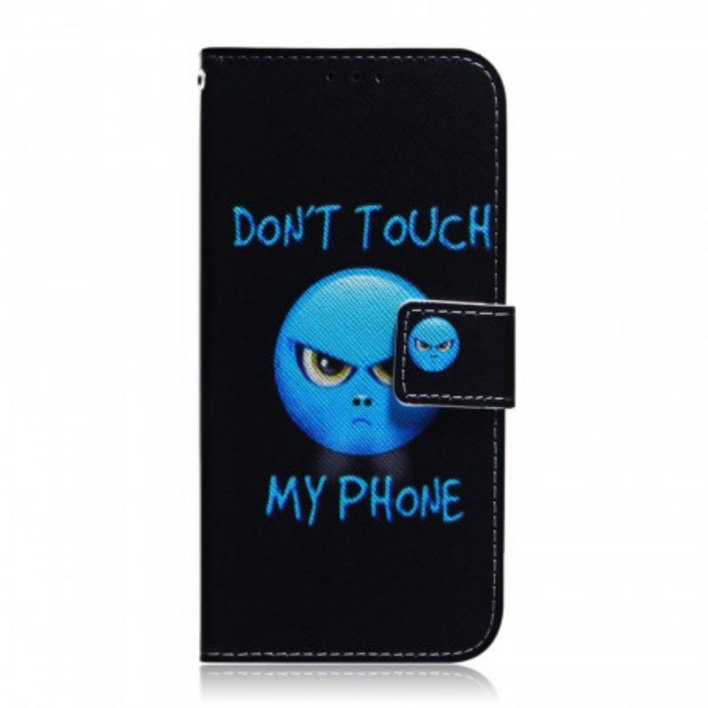 Etui Folio do Samsung Galaxy A13 5G / A04s Telefon Z Emotikonami