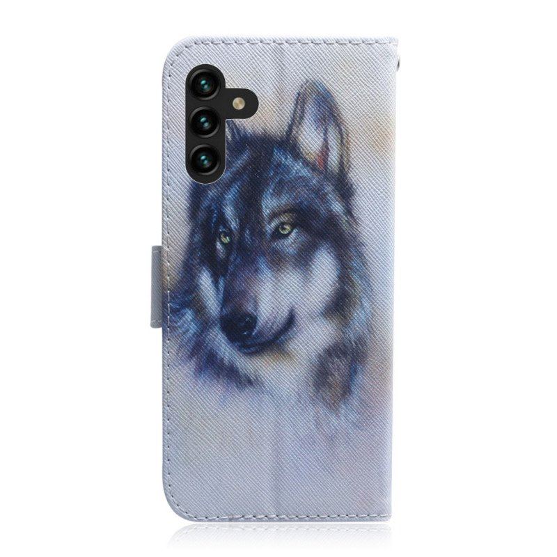 Etui Folio do Samsung Galaxy A13 5G / A04s Wygląd Psa