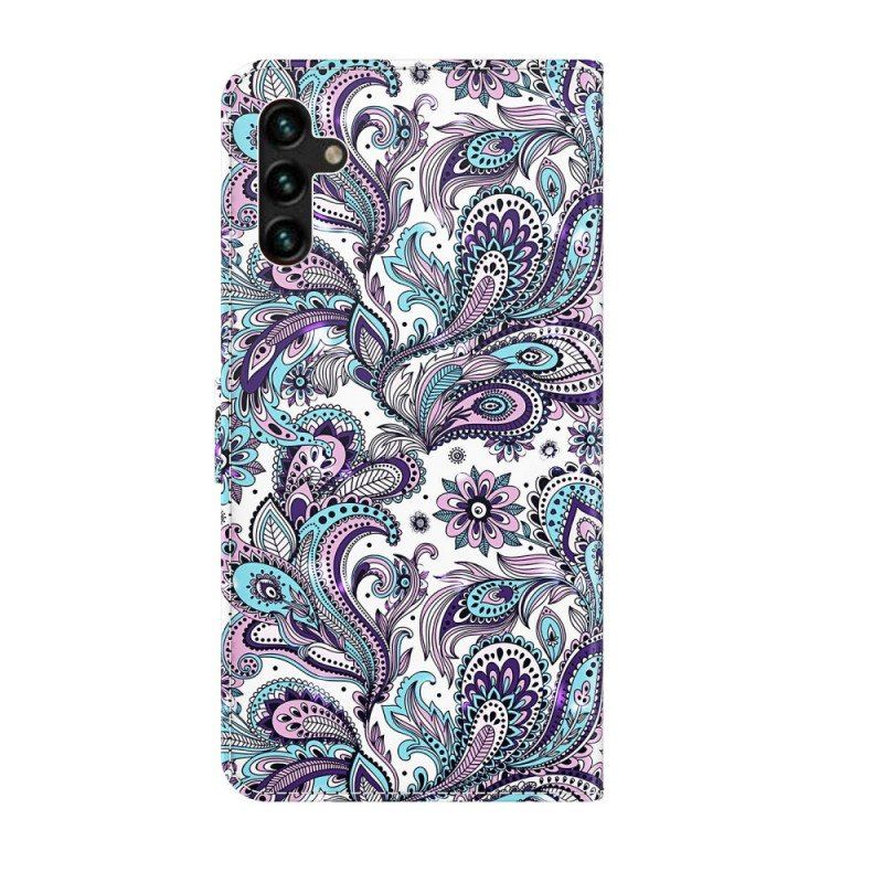 Etui Folio do Samsung Galaxy A13 5G / A04s Wzory Kwiatów