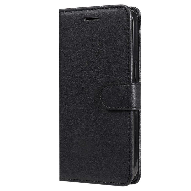 Etui Folio do Samsung Galaxy A13 5G / A04s z Łańcuch Solid Color Series Strappy