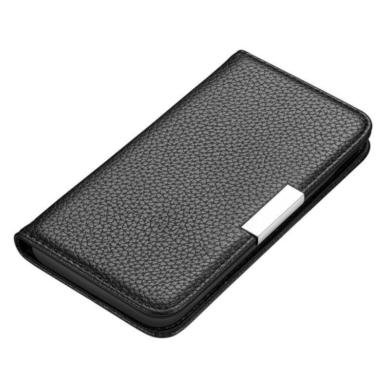 Etui Na Telefon do Samsung Galaxy A13 5G / A04s Etui Folio Liczi Ze Sztucznej Skóry Ultra Szykowny