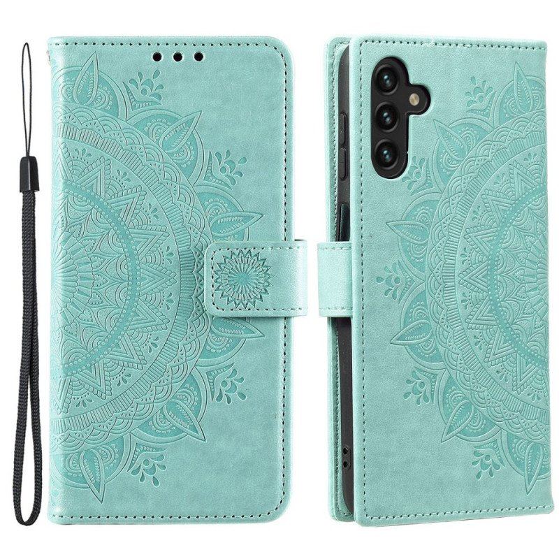 Etui Na Telefon Pokrowce do Samsung Galaxy A13 5G / A04s Mandala Słońca