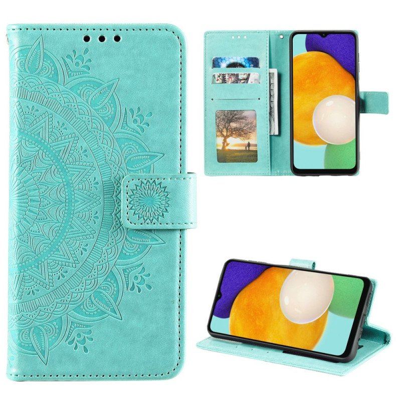 Etui Na Telefon Pokrowce do Samsung Galaxy A13 5G / A04s Mandala Słońca