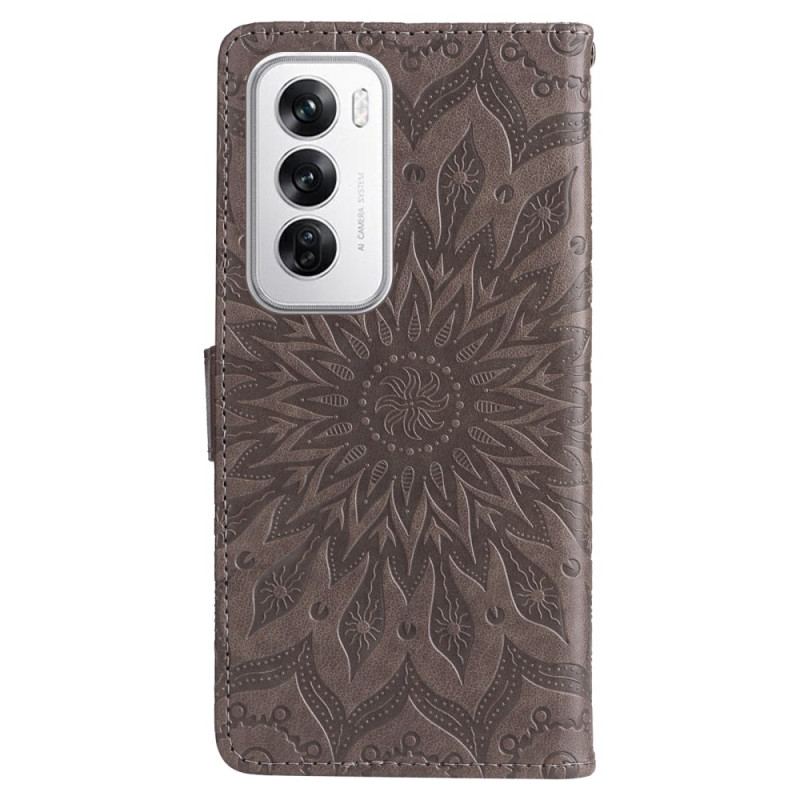 Etui Folio Do Oppo Reno 12 5g Mandala Z Paskiem