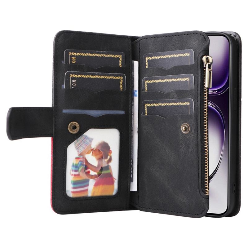 Etui Folio Do Oppo Reno 12 5g Wielofunkcyjny Dwukolorowy