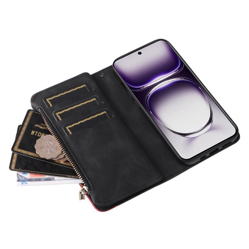 Etui Folio Do Oppo Reno 12 5g Wielofunkcyjny Dwukolorowy