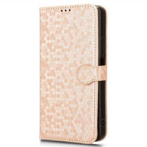 Etui Folio Oppo Reno 12 5g Błyszczące Punkty Etui Ochronne