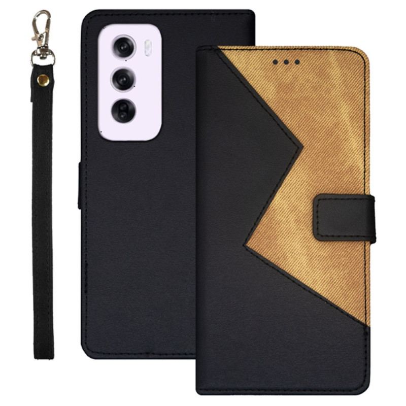 Etui Folio Oppo Reno 12 5g Dwukolorowy Idewei