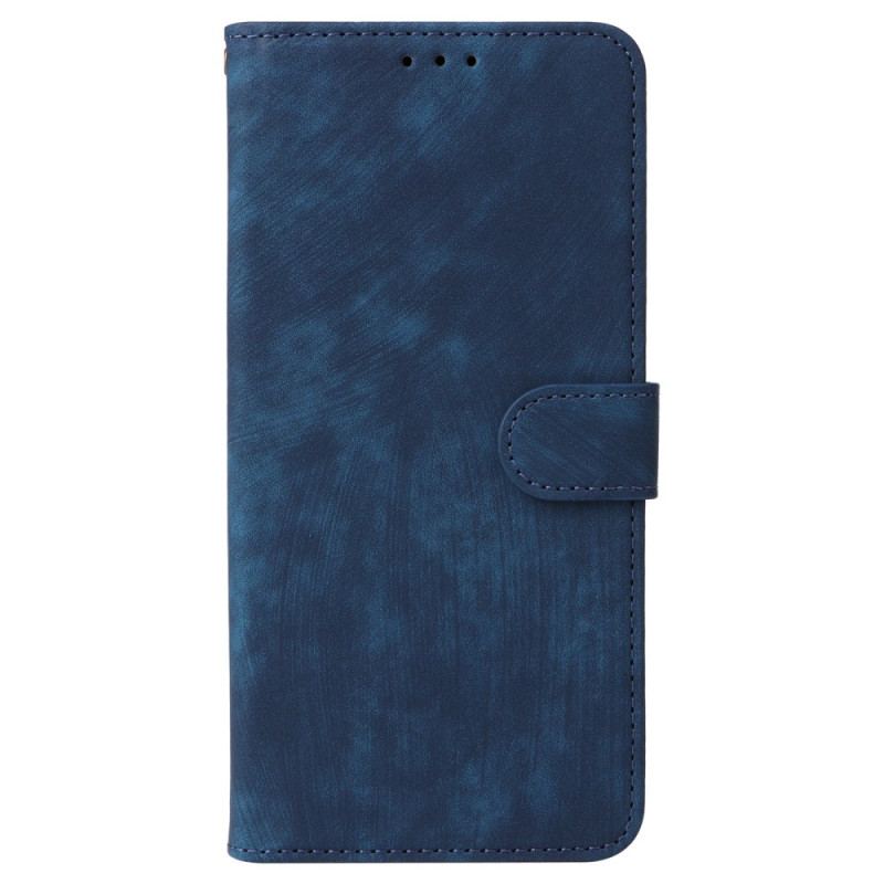 Etui Folio Oppo Reno 12 5g Efekt Zamszu Z Paskiem Etui Ochronne