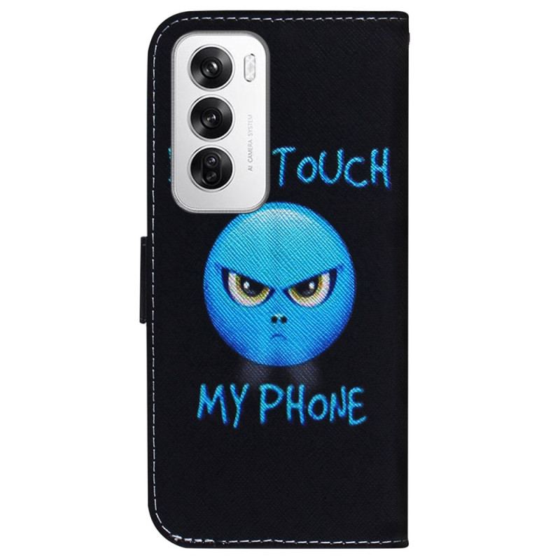 Etui Folio Oppo Reno 12 5g Emoji Telefonu Etui Ochronne