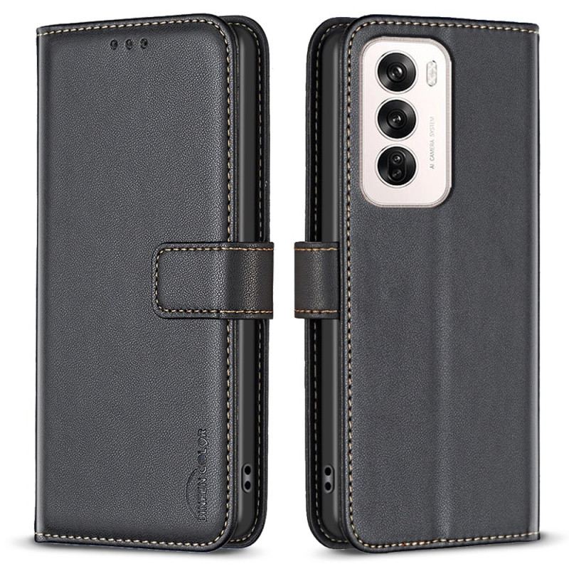 Etui Folio Oppo Reno 12 5g Klasyczny Kolor Binfen Etui Ochronne