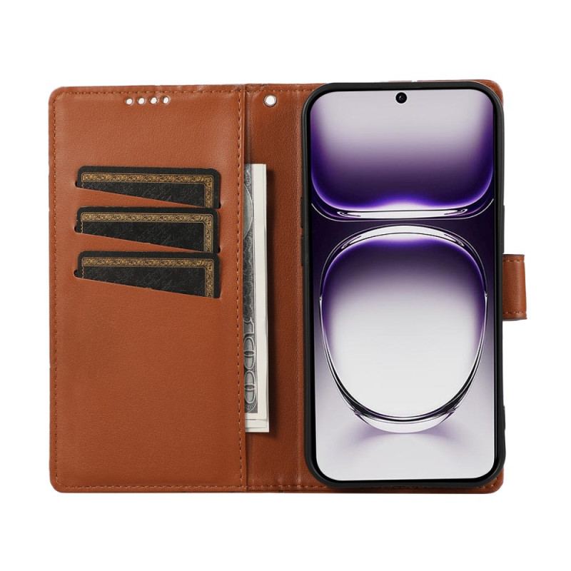 Etui Folio Oppo Reno 12 5g Linie Paska Etui Ochronne