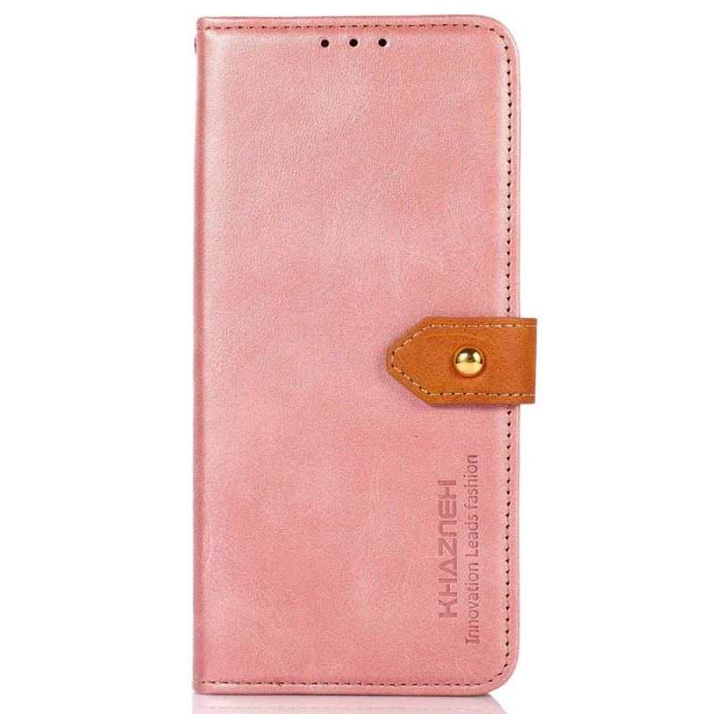 Etui Folio Oppo Reno 12 5g Złota Zapinka Khazneh Etui Ochronne