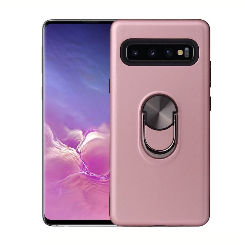 Futerały do Samsung Galaxy S10 5G Obrzeża Matte Effect Ze Wsparciem Z Tyłu