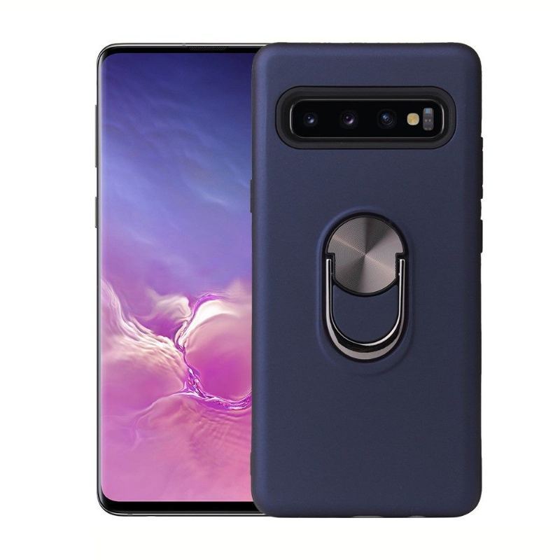 Futerały do Samsung Galaxy S10 5G Obrzeża Matte Effect Ze Wsparciem Z Tyłu