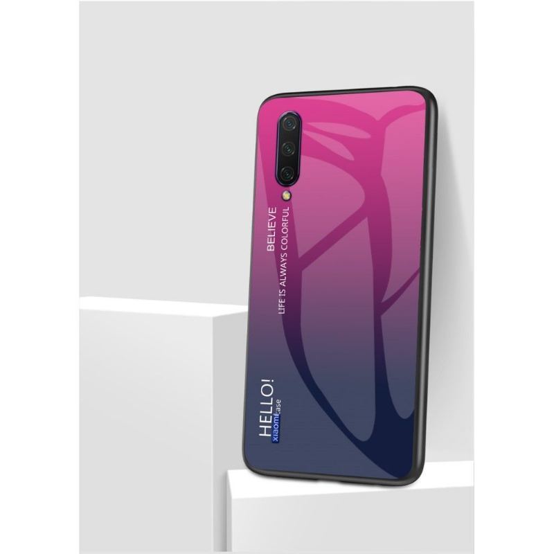 Futerały do Xiaomi Mi A3 Color Gradient Glass Back