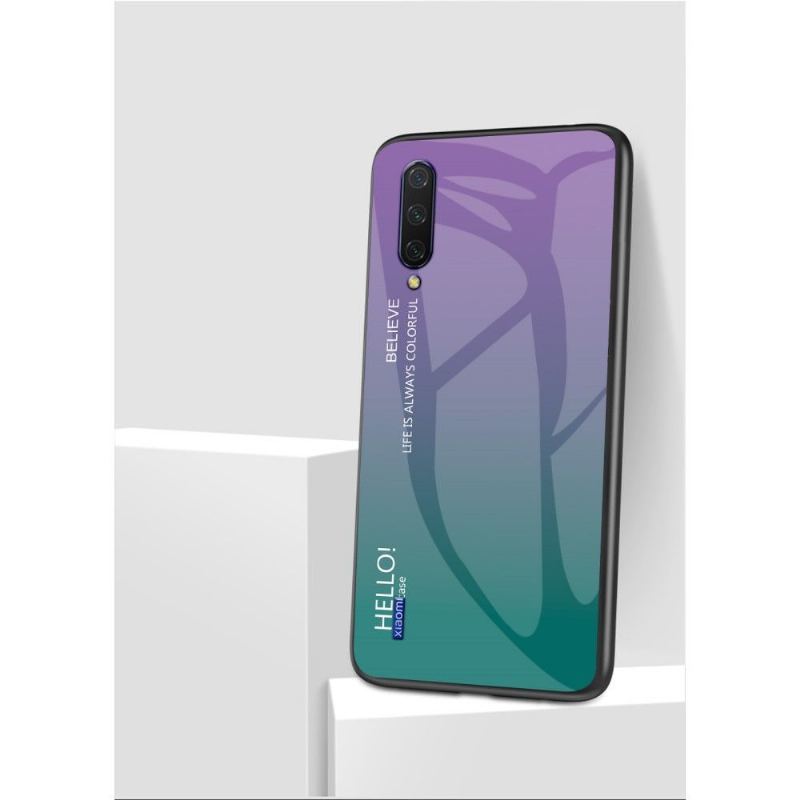 Futerały do Xiaomi Mi A3 Color Gradient Glass Back