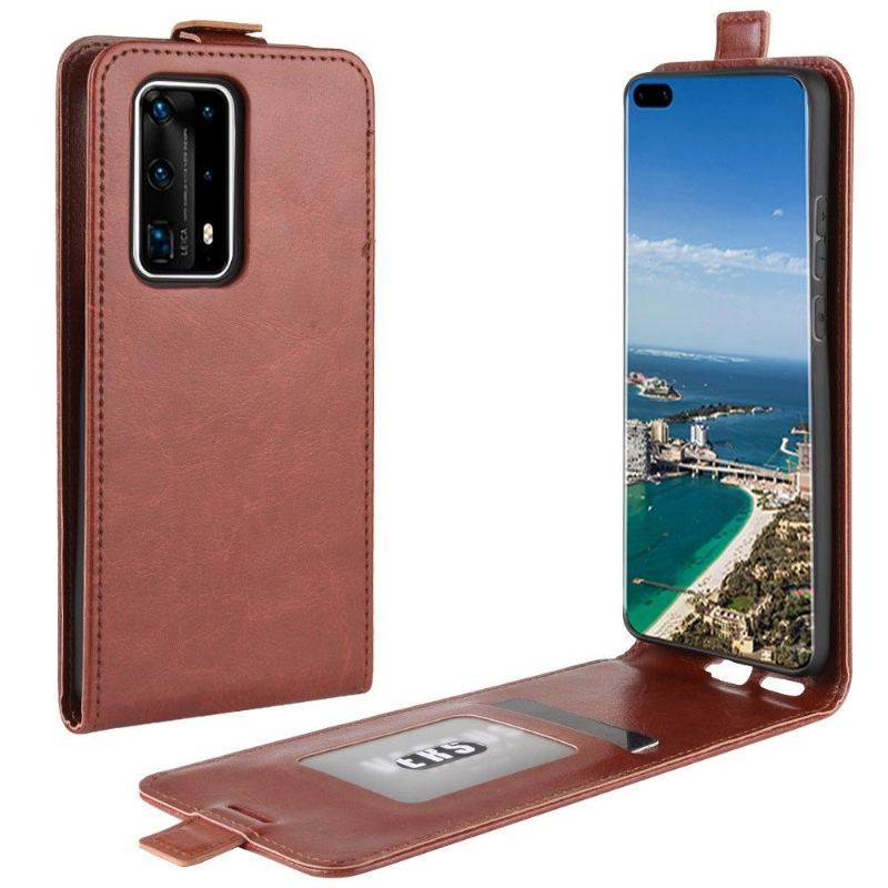 Etui Folio do Huawei P40 Pro+ Skórzany Futerał Ze Sztucznej Skóry W Pionie