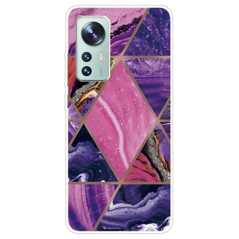 Etui do Xiaomi 12 Pro Anti-fall Marble Geometry Serii 0022