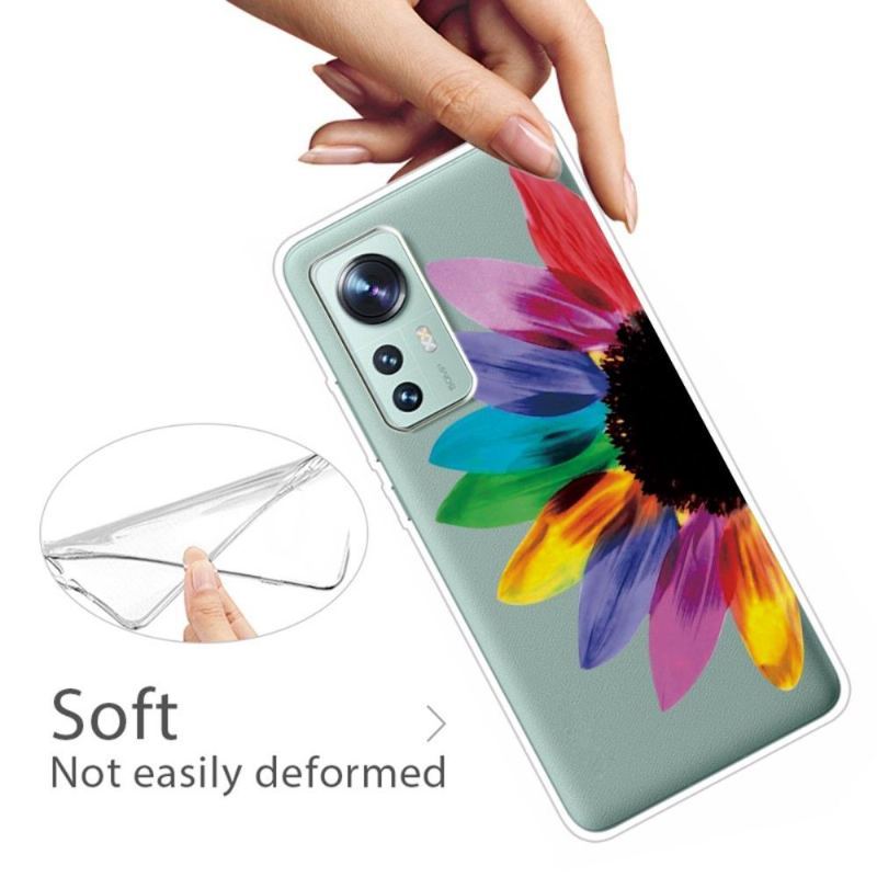 Etui do Xiaomi 12 Pro Biznes Kolor Płatki