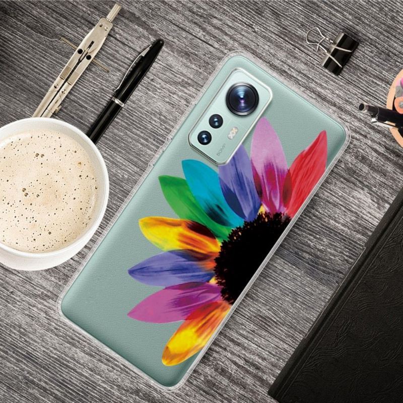 Etui do Xiaomi 12 Pro Biznes Kolor Płatki