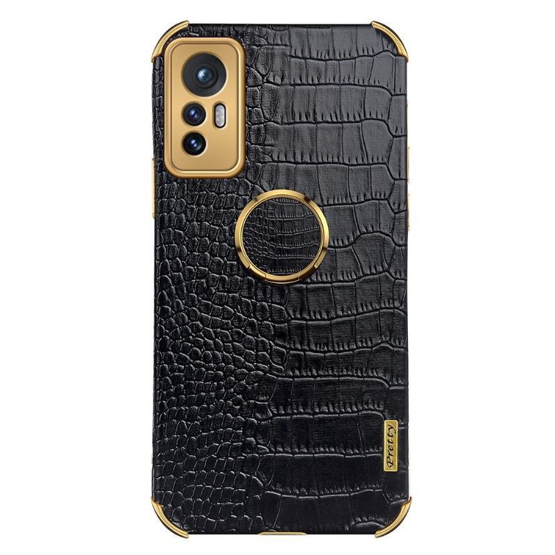 Etui do Xiaomi 12 Pro Croc Efekt Z Pierścieniem