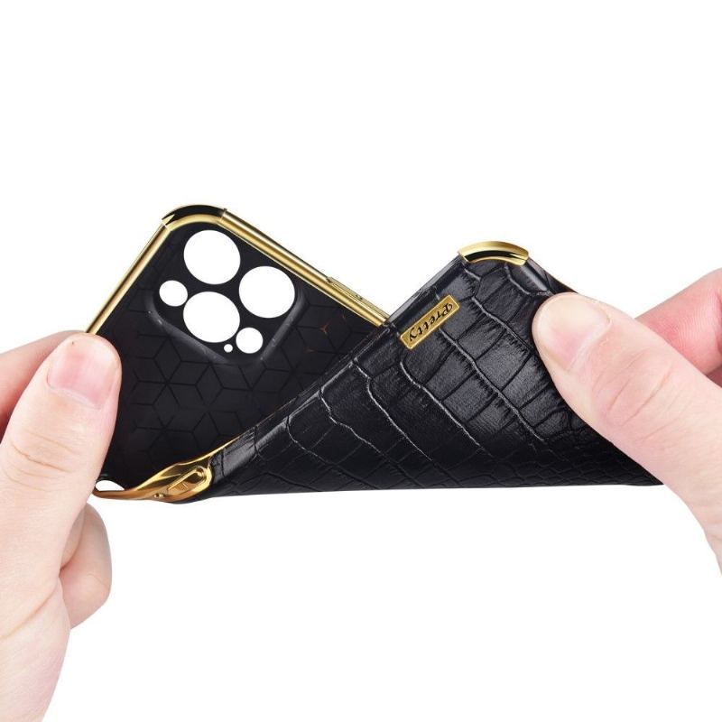 Etui do Xiaomi 12 Pro Croc Efekt Z Pierścieniem