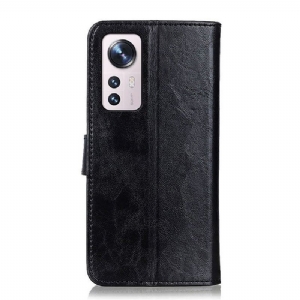 Etui do Xiaomi 12 Pro Kala Skórzana Tapicerka