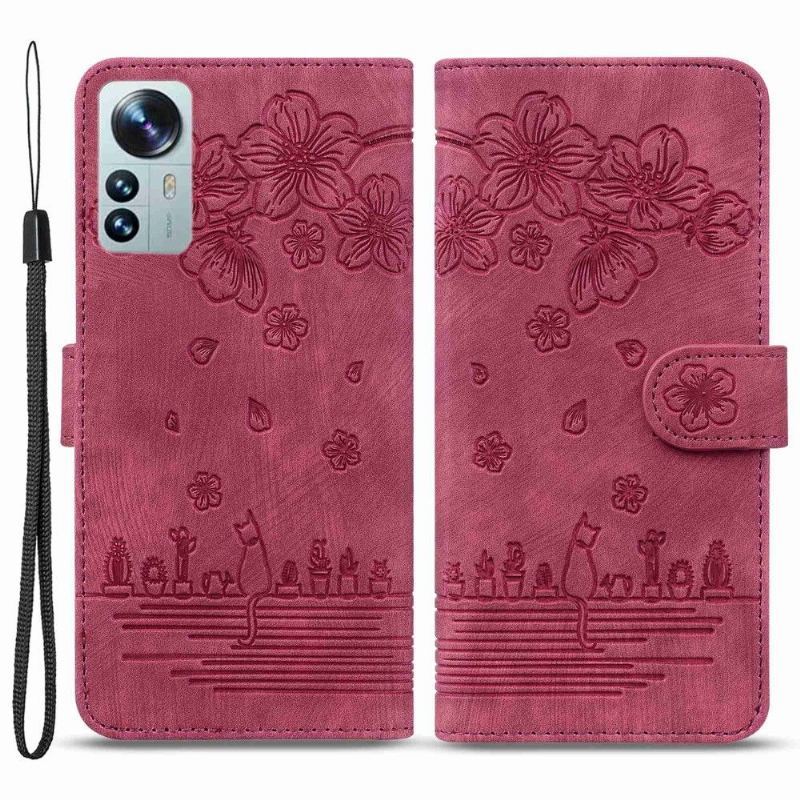 Etui Folio do Xiaomi 12 Pro Artystyczne