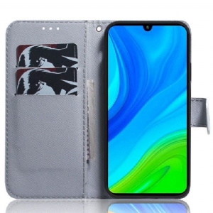 Etui Folio do Xiaomi 12 Pro Białe Kwiaty