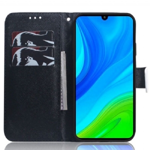 Etui Folio do Xiaomi 12 Pro Ilustracja Kot