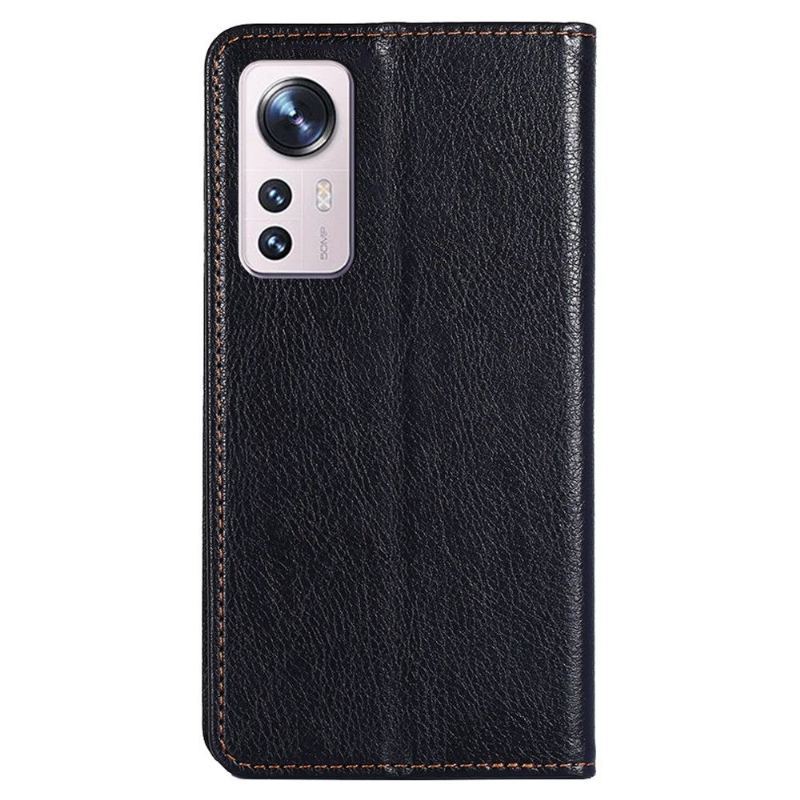 Etui Na Telefon do Xiaomi 12 Pro Etui Folio Czysta Sztuczna Skóra