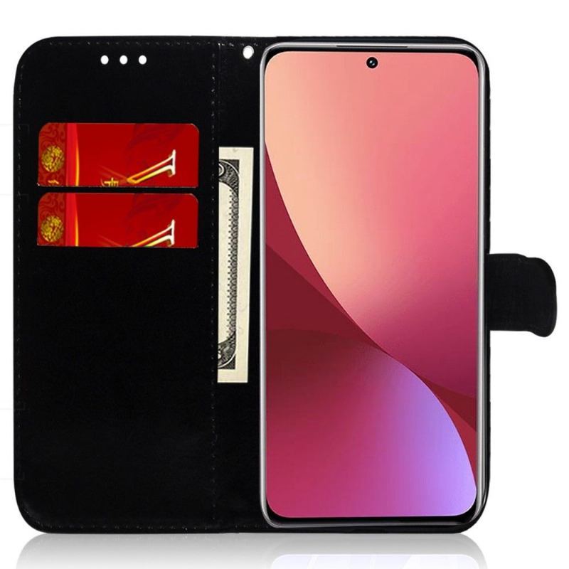 Etui Na Telefon Pokrowce do Xiaomi 12 Pro Biznes Holograficzne Kwiaty