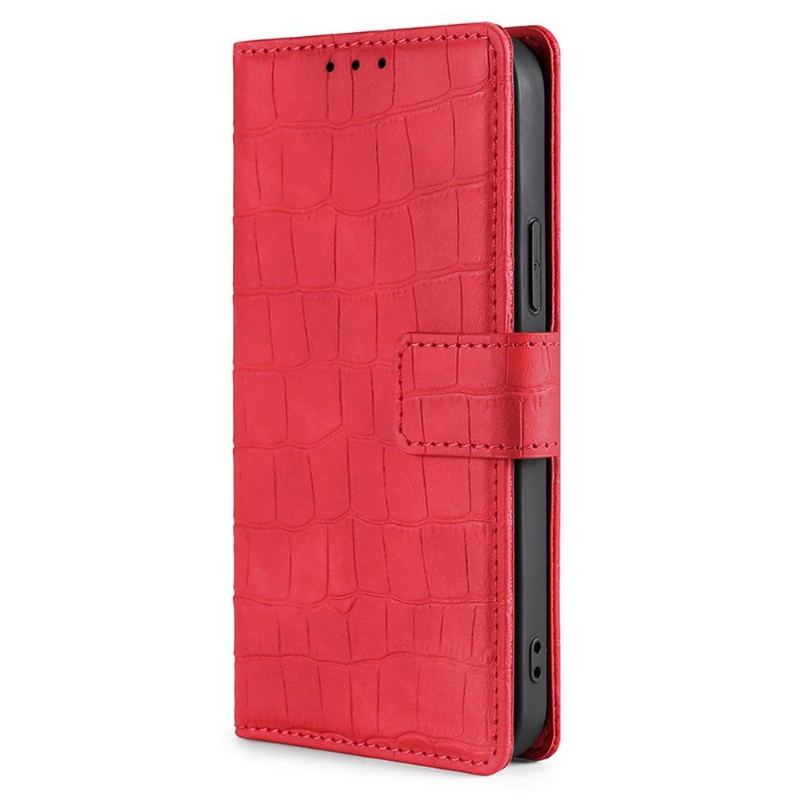 Skórzany Futerał do Xiaomi 12 Pro Anafaux Crocodile Leather