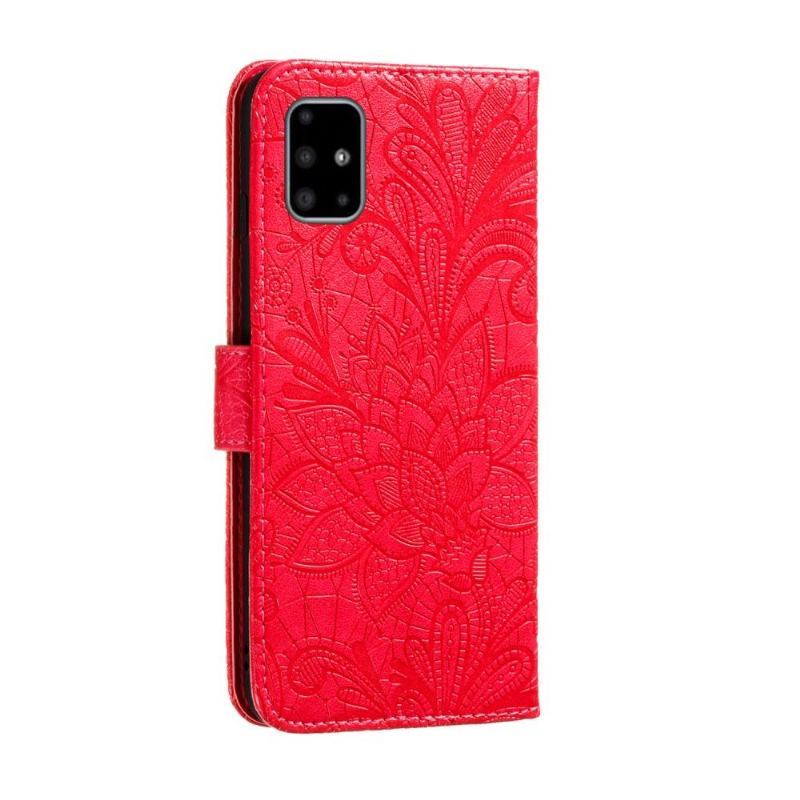 Etui do Samsung Galaxy A51 Anti-fall Etui Folio Styl Koronki