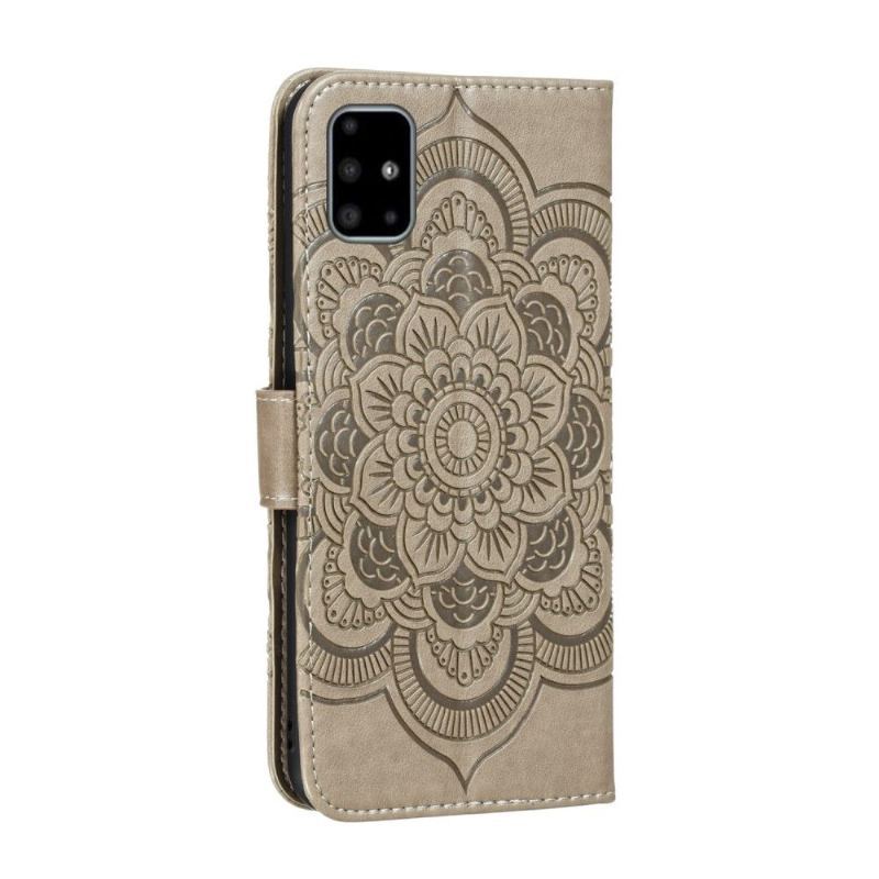 Etui Folio do Samsung Galaxy A51 Mandala Efekt Skóry