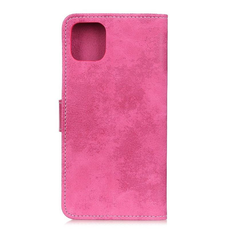 Etui Folio do Samsung Galaxy A51 Obrzeża Cyrius Faux Leather Vintage