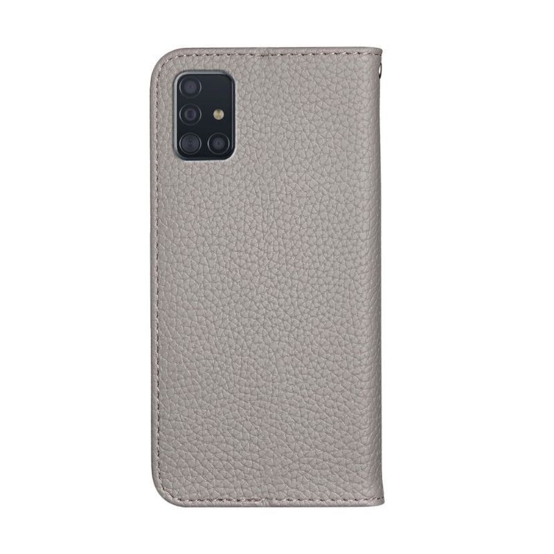 Etui Na Telefon do Samsung Galaxy A51 Etui Folio Ziarnista Sztuczna Skóra