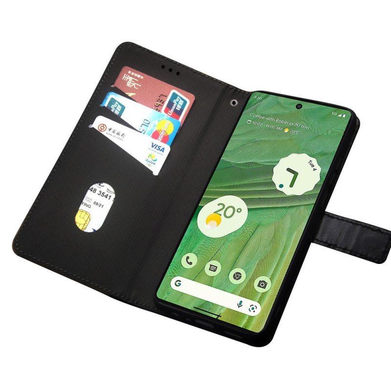 Etui Folio do Google Pixel 7A Dwukolorowy Idewei