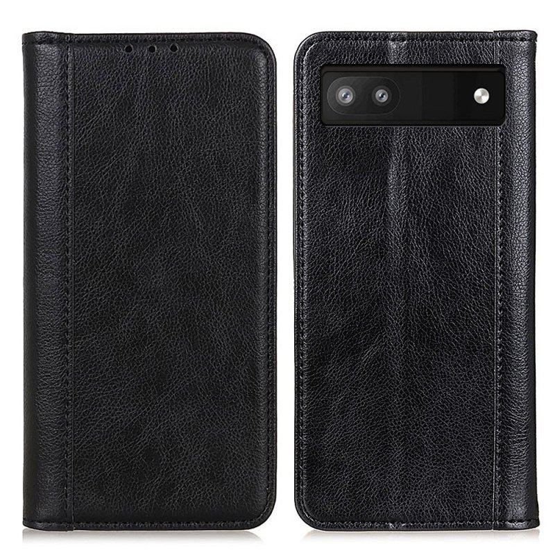 Etui Na Telefon do Google Pixel 7A Etui Folio Stylowa Skóra Dwoinowa