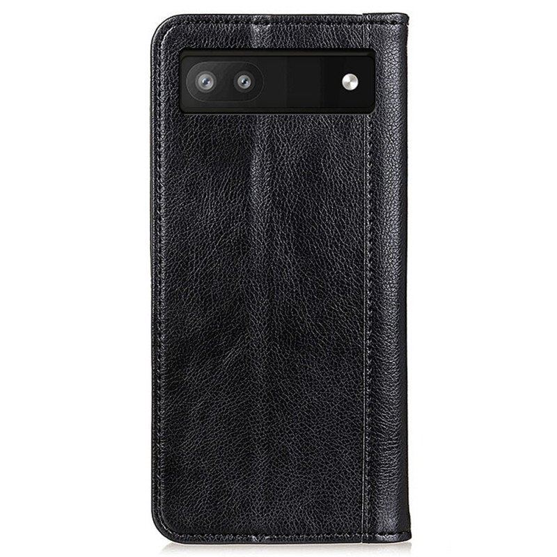 Etui Na Telefon do Google Pixel 7A Etui Folio Stylowa Skóra Dwoinowa