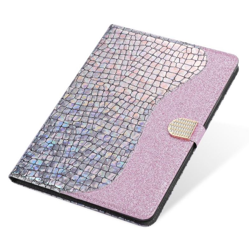 Etui Folio do Samsung Galaxy Tab S6 Glamour Croco Effect Cekiny