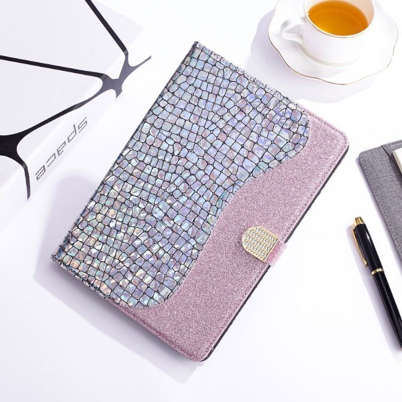 Etui Folio do Samsung Galaxy Tab S6 Glamour Croco Effect Cekiny