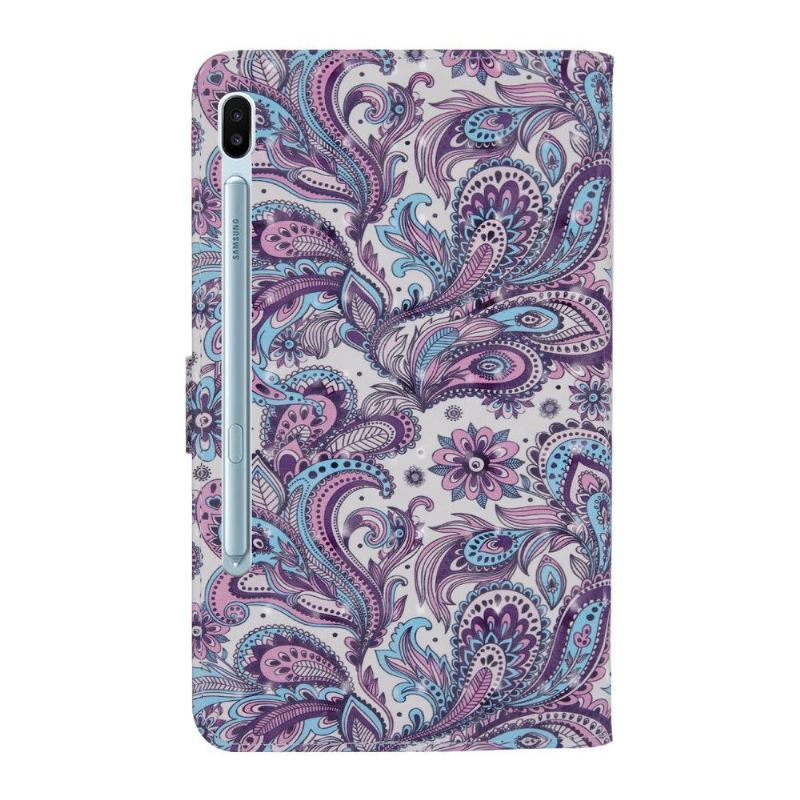 Etui Folio do Samsung Galaxy Tab S6 Paisley Kwiaty