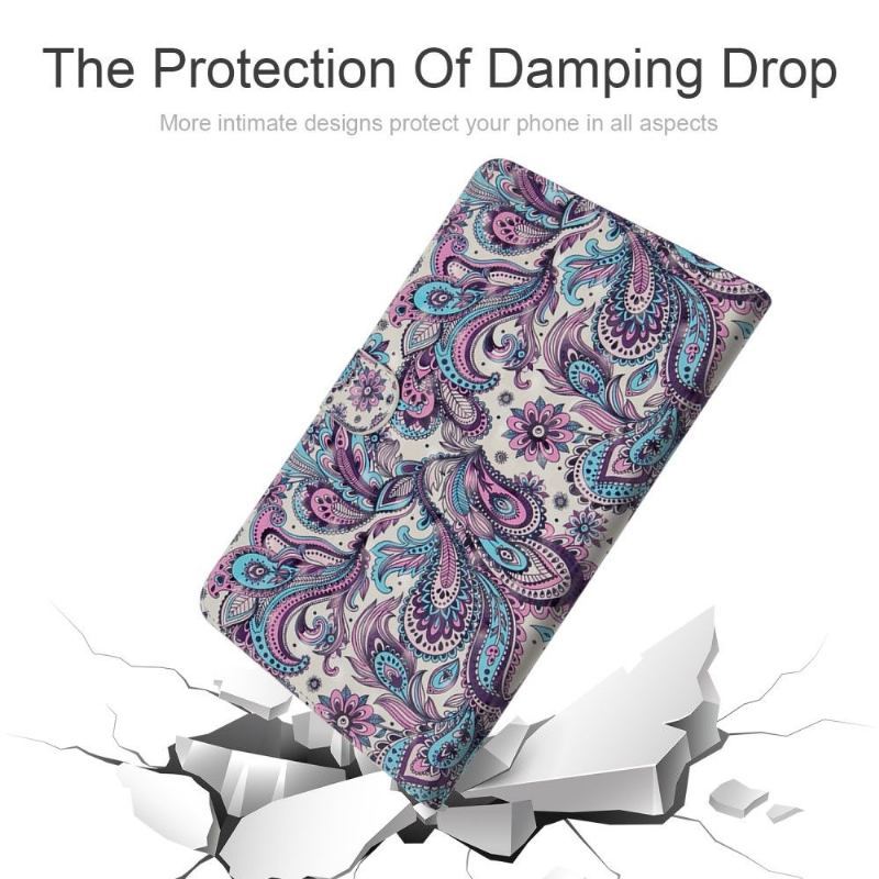 Etui Folio do Samsung Galaxy Tab S6 Paisley Kwiaty