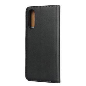 Case do Sony Xperia 10 II Biznes Portfel Etui Folio - Czarny