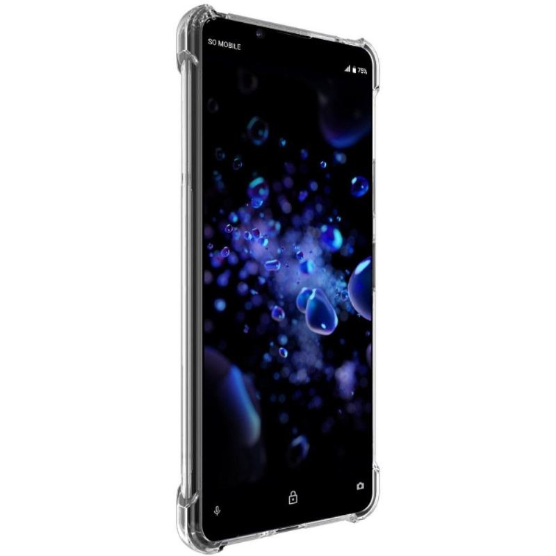 Futerały do Sony Xperia 10 II Obrzeża Class Protect Odporny Na Wstrząsy - Przezroczysty