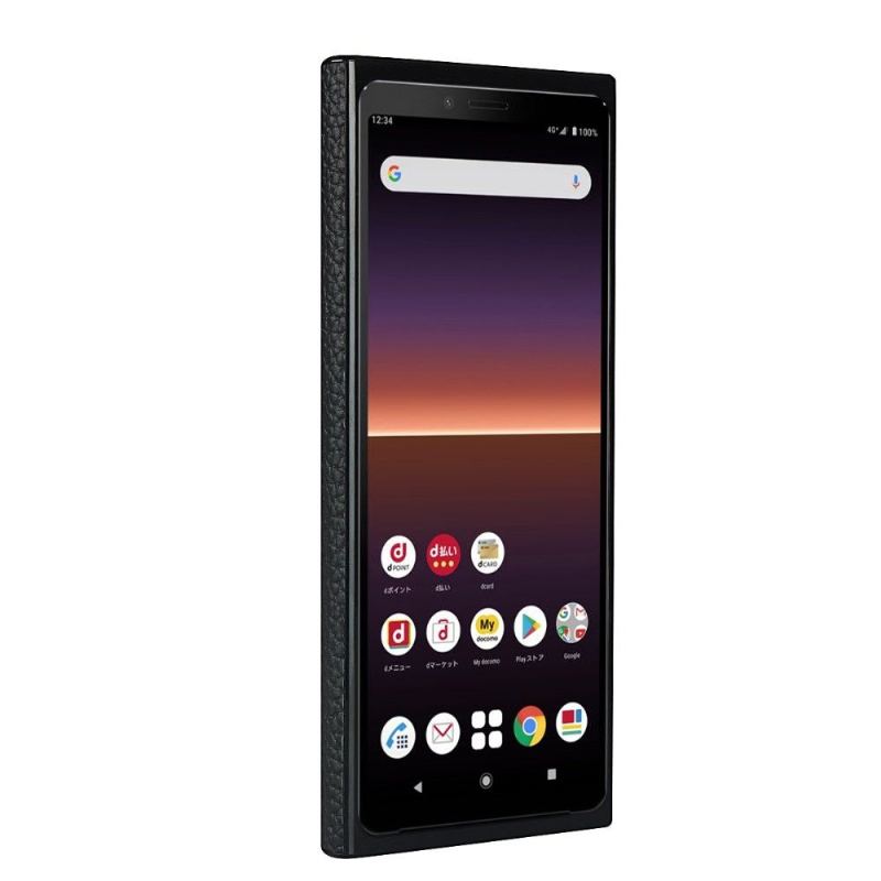 Futerały do Sony Xperia 10 II Obrzeża Skórzany Efekt Z Paskiem